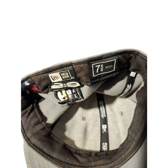 Vintage New Era Fifty Nine Fifty New York Yankees Fitted Embroidered Hat . 7 5/8 - Picture 4 of 4
